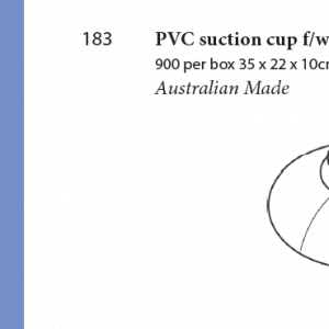 Plastic Fabrication | Cnc Laser Cutting | Gold Coast | Plastics Online | 183 Suction Cup W Metal Hook