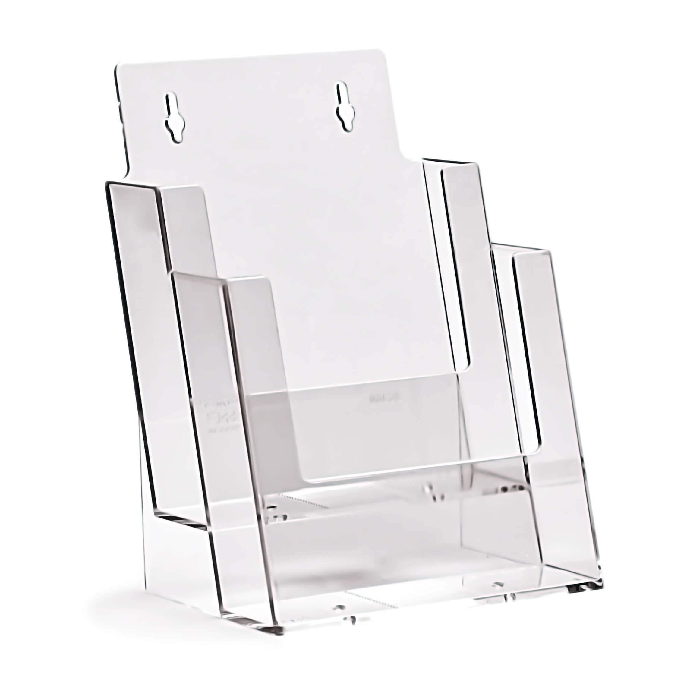 A5 double pocket tiered - Perspex Online